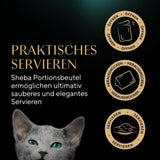 Sheba Nassfutter für Kätzchen, in sortierten Beuteln, mit Lachs (MSC) und Huhn in Sauce, Multipack 40x85g