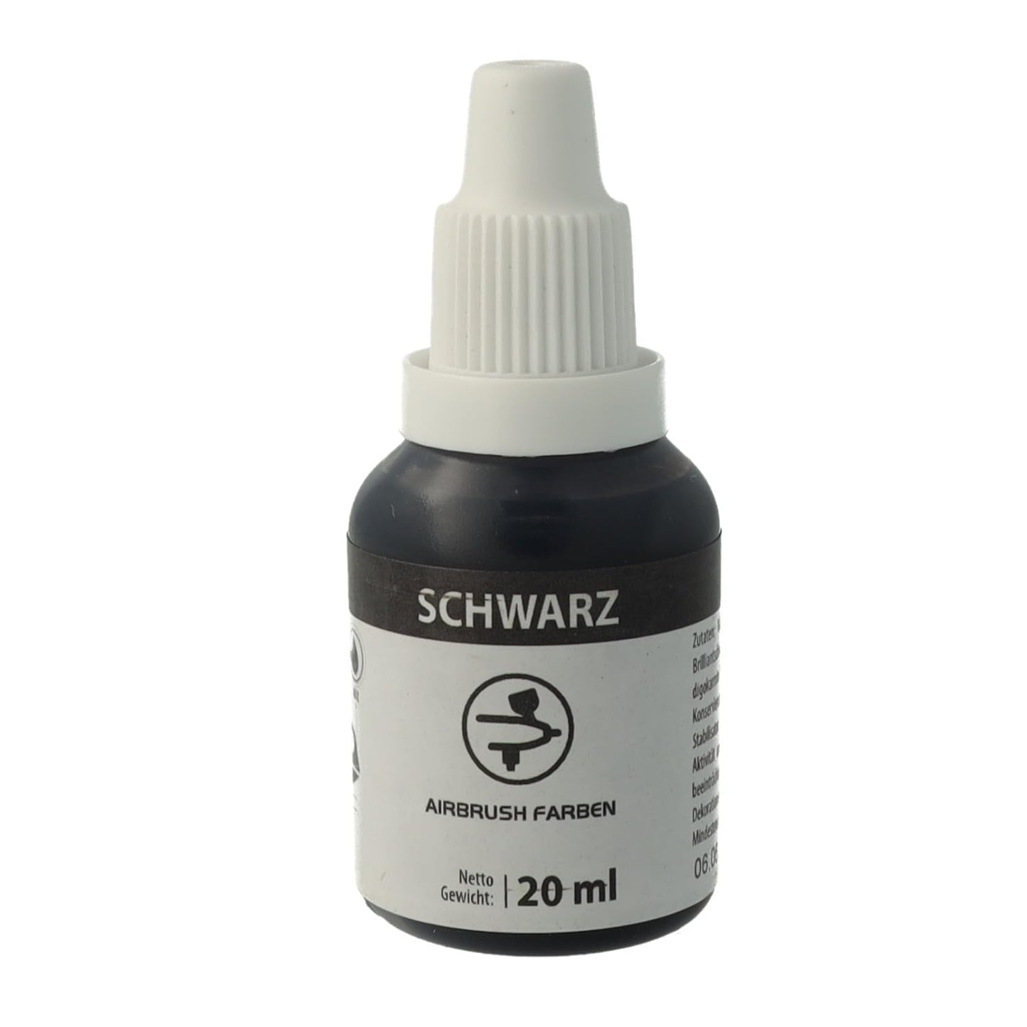 Lebensmittelfarbe Bakeryteam Airbrush Black 20ml