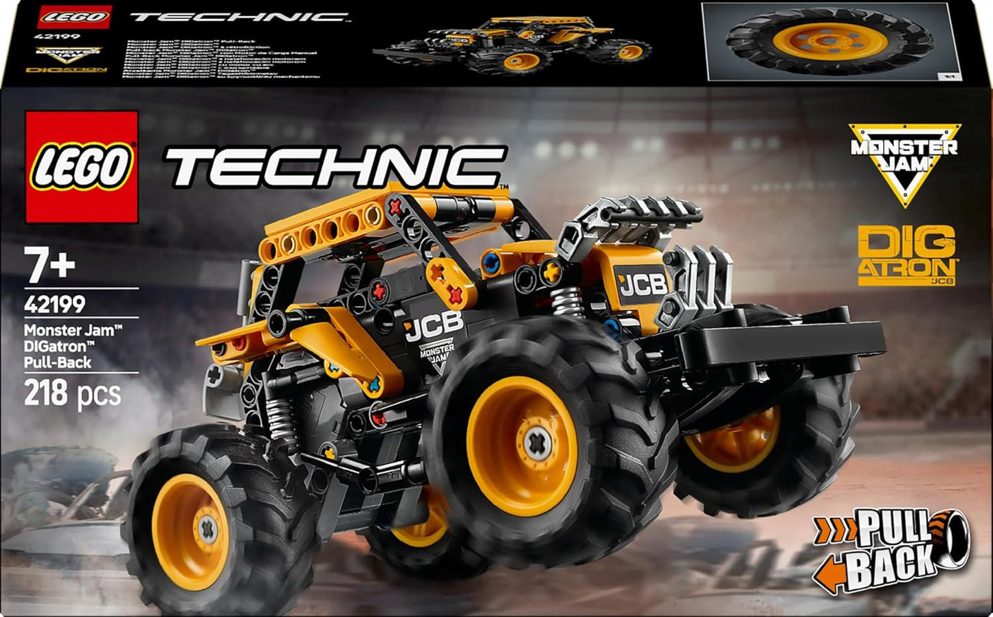 LEGO Technic Monster Jam Digatron, Monster Truck Spielset für Kinder, Bauspielzeug für Kinder, Jungen und Mädchen ab 7 Jahren, Geschenkideen für Fans von Monster Trucks und Motorsport 42199 Bausets Besuchen Sie den LEGO-Store
