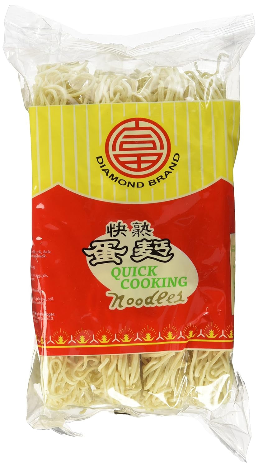 DIAMOND Nudeln mit Ei, Instant-Woknudeln aus Weizenmehl und Beilagen – 1 x 500 g
