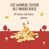 Allos Nutri Bio-Hafercracker | Knusprige Vollkorn-Hafercracker | Mit Honig 6 x 130 g süßen