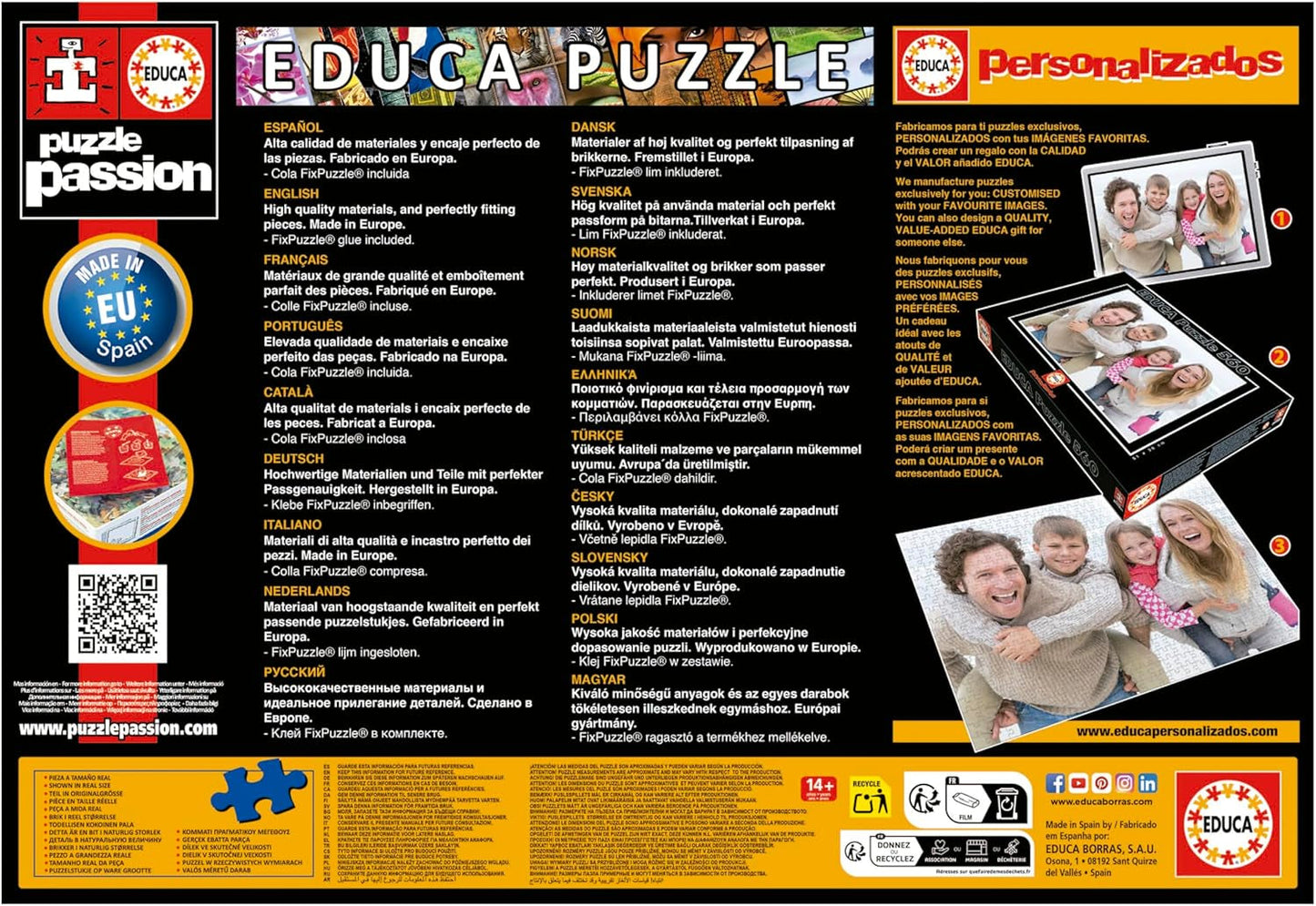 Educa - Puzzle mit 1500 Teilen für Erwachsene | Der japanische Garten. Abmessungen: 85 x 60 cm. Inklusive Fixpuzzle-Puzzlekleber. Seit 14 Jahren (19937) Puzzle Naty Shop