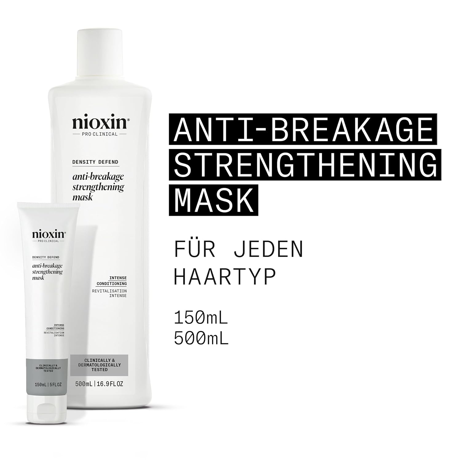 Nioxin Density Defend Anti-Breakage Strengthening Hair Mask – Feuchtigkeitsspendende Haarmaske gegen Haarbruch, Leave-in-Haarpflege mit Vitamin C. Haarmaske Naty Shop