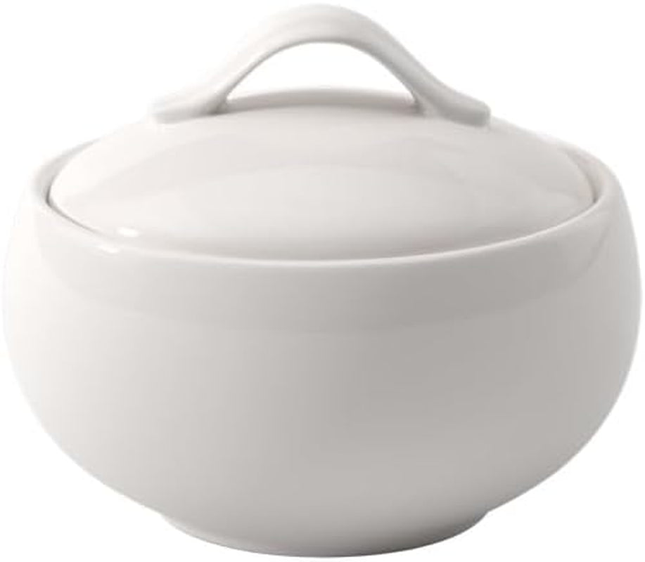 Villeroy & Boch New Cottage Basic Aschenbecher, 450 ml, Höhe: 6,5 cm, Premium Porzellan, weiß