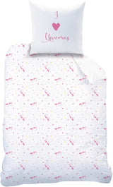 Bettwäsche für Mädchen, Einhorn, Baumwolle Bettwäsche - Kinder Naty Shop