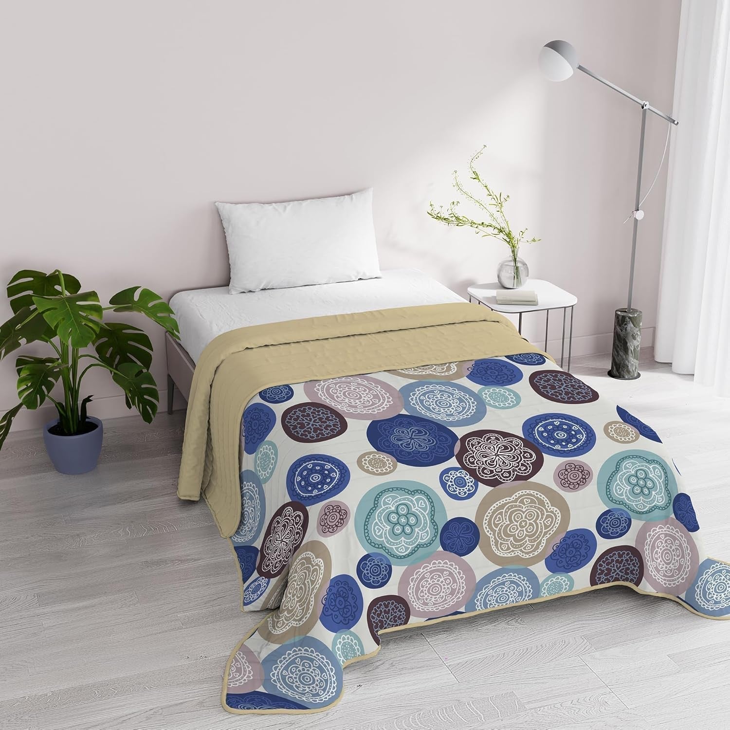 Fantasie italienische Bettwäsche Mikrofaser Sommer 1,5 Betten Murrine Bettdecken und Bettdecken Naty Shop Murrine 1 Posto E Mezzo