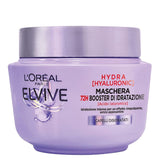 L'Or?al Paris Elvive Hydra Hyaluronic Maschera 72H Booster di Idratazione 300 ml Haarmaske Naty Shop Standardtitel