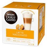 Latte Macchiato | 96 Kaffeekapseln & Latte Macchiato Karamell | 48 Kaffeekapseln | Arabica-Robusta-Mischung | Feines Karamellaroma und leckerer Milchschaum