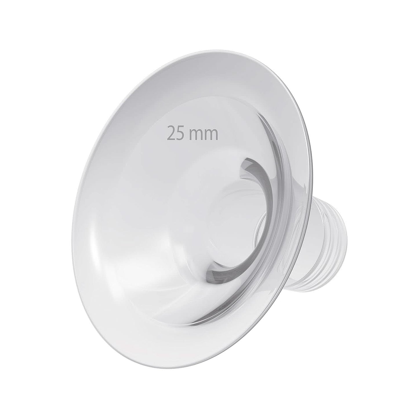 Manuelle Milchpumpe mit Softshape-Schutz aus 100 % Silikon (B, 25-mm-Flansch) und Anti-Kolik-Optionen + 150-ml-Weithalsflasche mit langsam fließendem Sauger der Stufe 1 Zubehör Essen und Stillen Bebe Naty Shop