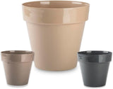 Kleiner Kunststofftopf – Durchmesser 12 cm, leicht und langlebig, ideal für Setzlinge, Stecklinge und Zimmerpflanzen – zufällige Farbe, Aléatoire