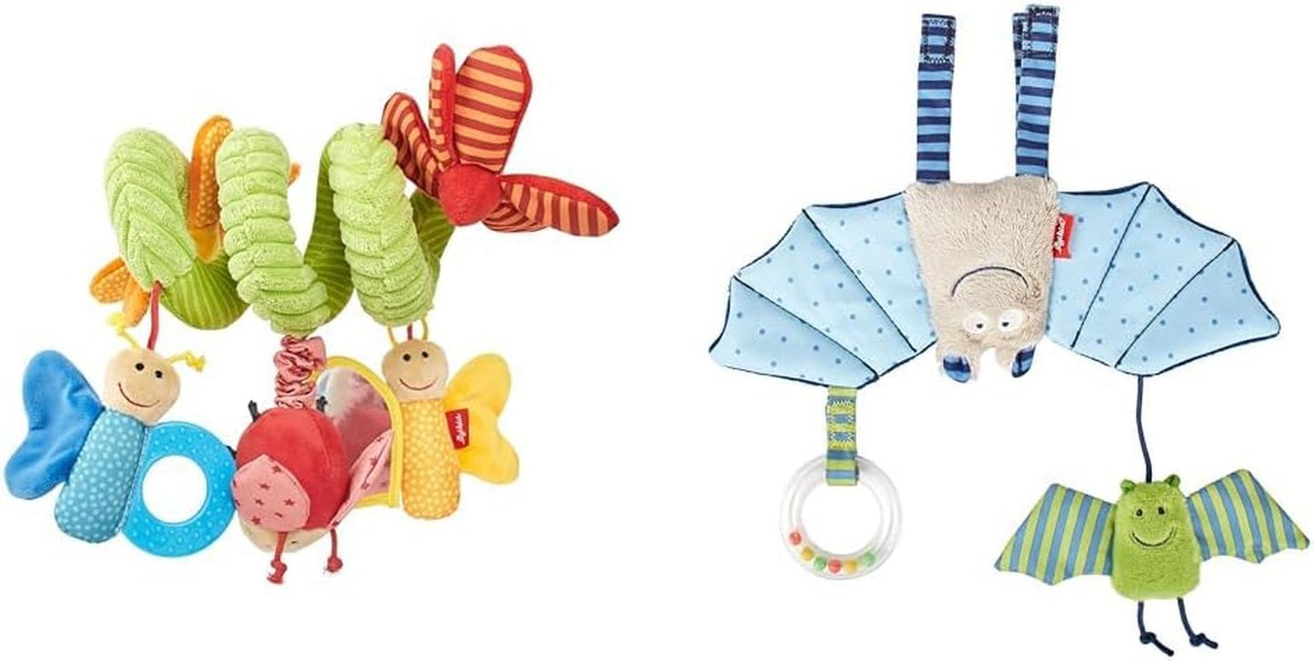 SIGIKID 42249 Active Spiral Butterfly Baby Activity On Tour Mädchenspielzeug empfohlen ab der Geburt mehrfarbig Toys Bebe Naty Shop Paket mit Anhänger 41013 Mehrfarbig