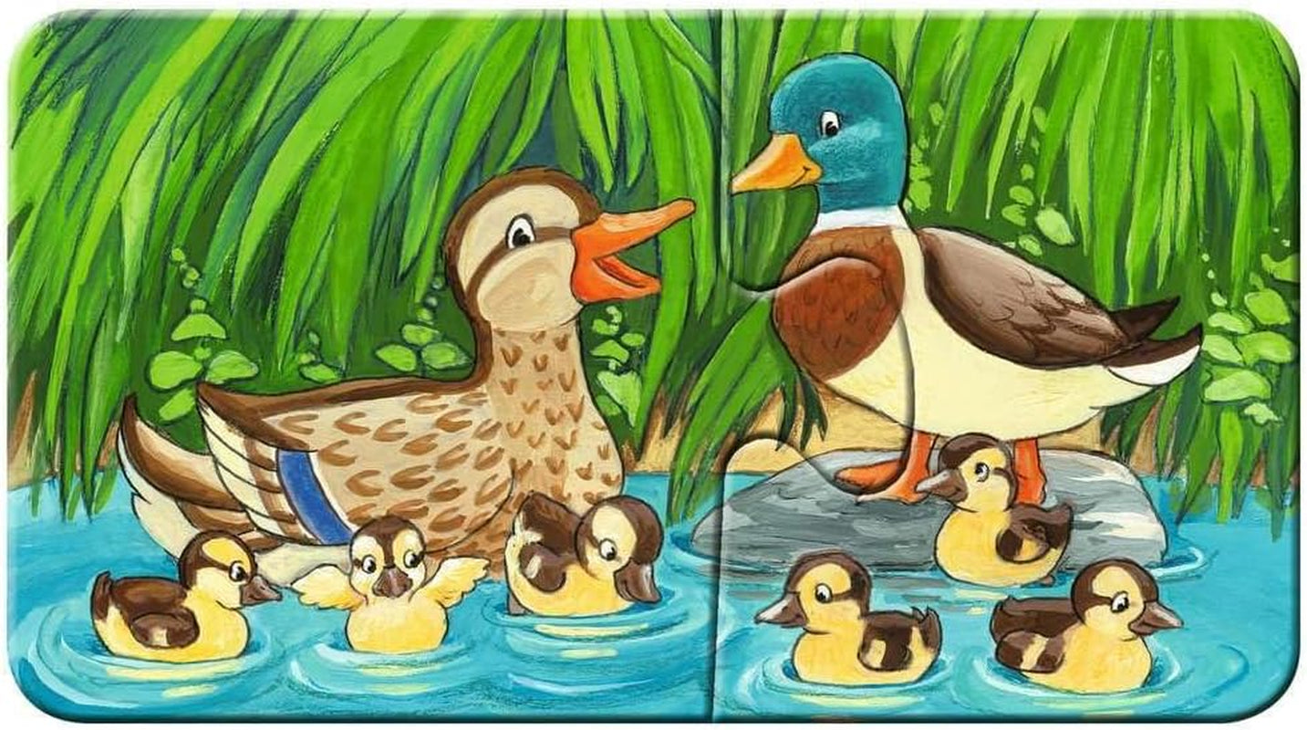 Ravensburger Puzzle für Kinder – 05072 Bauernhoftierfamilien – Mein erstes 9x2-Puzzle – Puzzle für 2-Jährige Puzzle Naty Shop