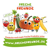 FRECHE FREUNDE Bio-Fruchtgelees, Apfel-, Himbeer- und Reislutscher, fruchtig-süßer Snack für Kinder, glutenfrei, vegan, 20er Pack (20 x 30 g)