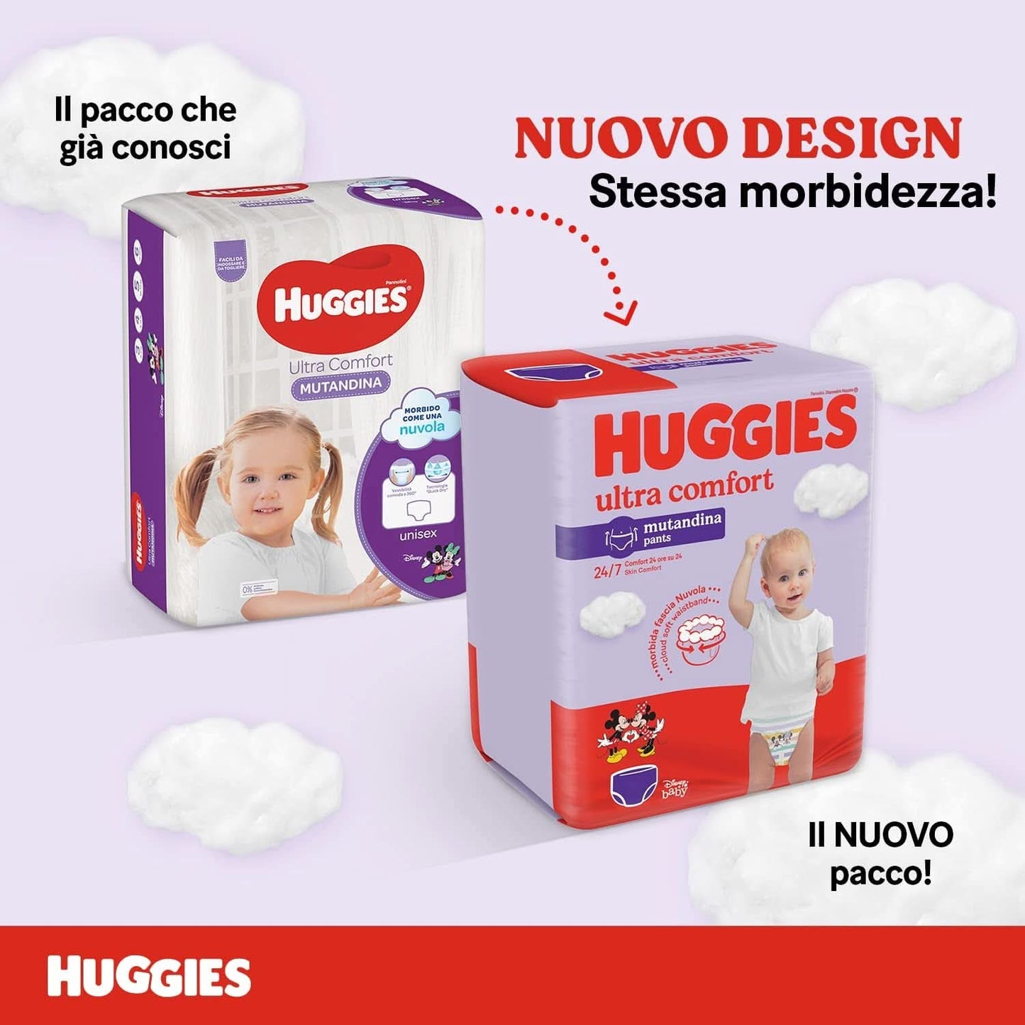 Huggies Ultra Comfort Windelhosen, Größe 6 (15-25 kg), 52 Windeln Naty Shop