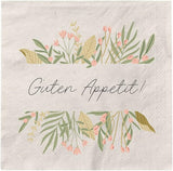 Grafik Werkstatt Servietten Mit Spruch Groß | 20 Stück | 16,5 x 16,5 cm | Grau | Guten Appetit!