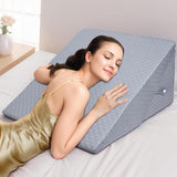 KINDER Verstellbares Keilkissen, hochdichtes Schaumstoff-Lesekissen für Bett und Couch, ergonomisches Bettkeil-Kopfkissen für Schlaf-Reflux-Apnoe, Beinkissen/Rückenkissen zum Spielen und Lesen (grün)