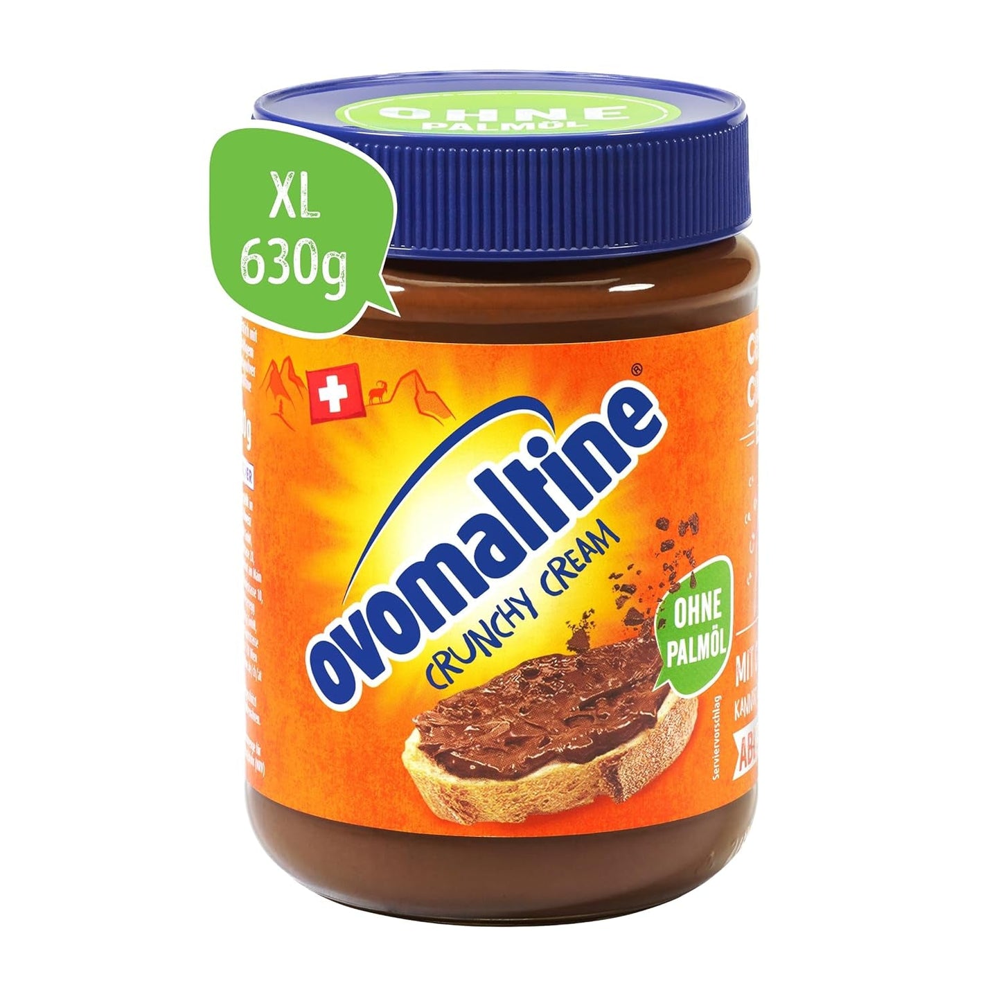 Ovomaltine OVO BREAK Waffel- und Schokoriegel – ein knuspriger Snack mit dem unverwechselbaren Geschmack unserer beliebten Creme Crocante, natürlich ohne Palmöl (4 x 39g)