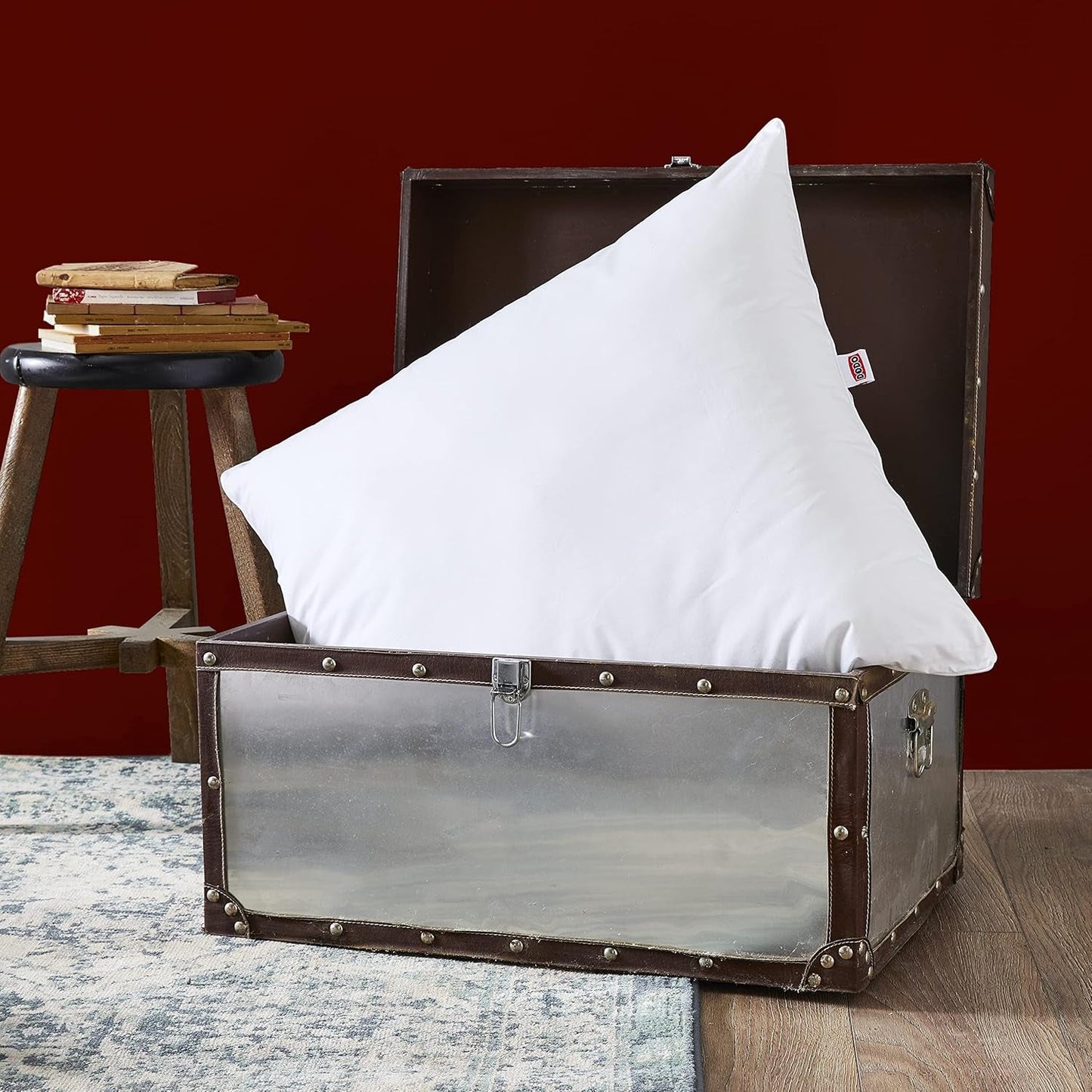 Bettmilben- und Bettwanzenkissen 60 x 60 cm, mittlerer Komfort, Multi Protect Kissen, Weichheit und Schutz, maschinenwaschbar bei 40 °C Naty Shop Standardkissen