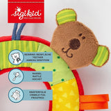 SIGIKID 40490 Aktivring Baby Activity PlayQ Mädchen- und Jungenspielzeug, empfohlen für Kinder ab 3 Monaten, mehrfarbig Babyspielzeug Naty Shop