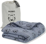 Beschwerte Babydecke | 3,5 kg | 100X150Cm | Therapiedecke | Gewichtsdecken | Schwere Decke (blaues Tigergesicht, 3,5 kg – 100 x 150 cm) BLENKZ Betten und Decken. Blaues Tigergesicht 5Kg-140X200Cm