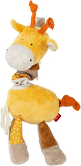 SIGIKID 40104 Active Fish Baby Activity PlayQ Spielzeug für Kinder Mädchen und Jungen empfohlen ab 3 Monaten mehrfarbig Bebe Toys Naty Shop Gelb/Beige/Giraffe