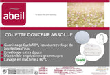 Abeil 15000000325 Kissen, weiß, weiß, 240 x 260 cm Bettdecken und Steppdecken Naty Shop