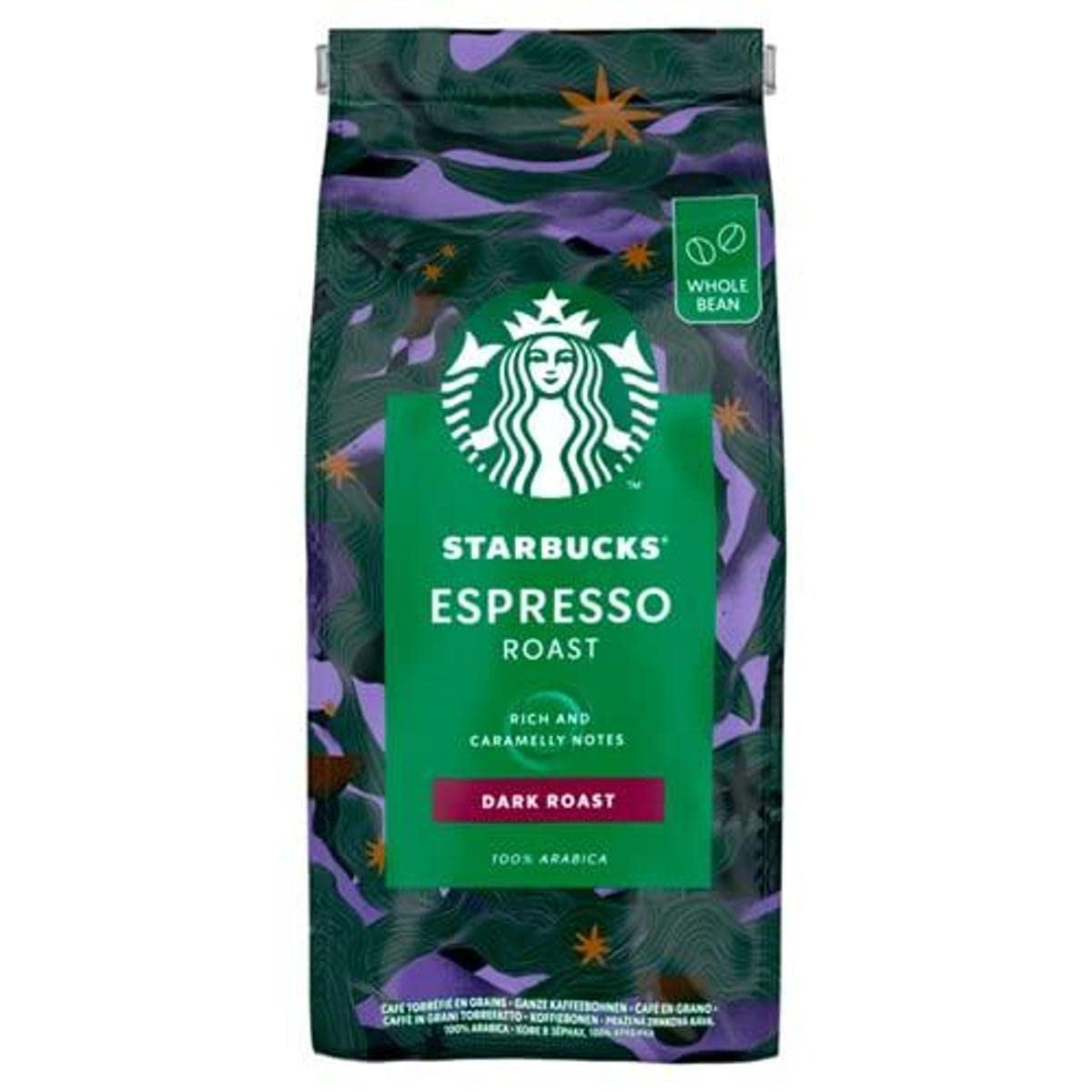 Starbucks® - Schwarz geröstete Espressobohnen - 450g
