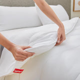 Pikolin Home – Anpassbares Laken aus 100 % Baumwolle, atmungsaktiv, langlebig und widerstandsfähig. Steppdecken und Steppdecken Naty Shop