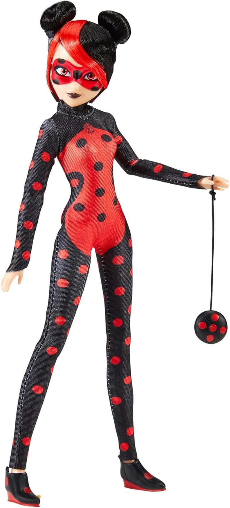 Bandai – Miraculous Ladybug – Puppe Marinette Farbwechsel-Überraschung – Miraculous Gelenkpuppe, 26 cm + 3 Überraschungen – zufälliges Muster – P50390 Naty Shop Shadybug Dolls