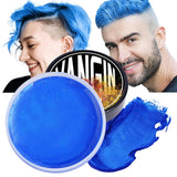 Grüne temporäre Haarfarbe, Styling-Haarfarbe für Männer und Frauen, natürliche Haarpomade, Haarfärbewachs für Party, Cosplay & Halloween, Weihnachten, cremefarbene temporäre Haarfarbe (100 g, grün) Naty Shop Haarfarbe blau 1 g (1 Packung)