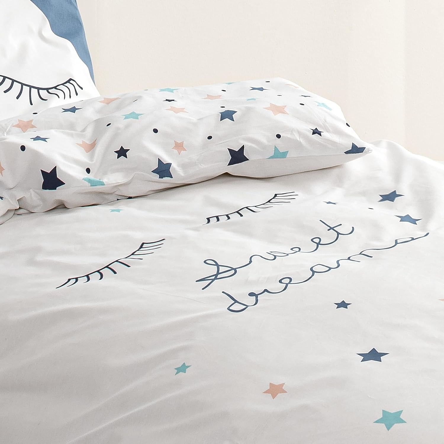 Bettwäsche-Set für Kinder, wendbar, Stars Bettwäsche – Kinder Naty Shop