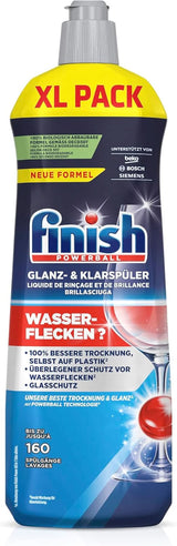 Finish Shine & Klarspüler – Für glänzendes und trockenes Geschirr ohne Wasserflecken – Megapack 800 ml (3er-Pack) Naty Shop