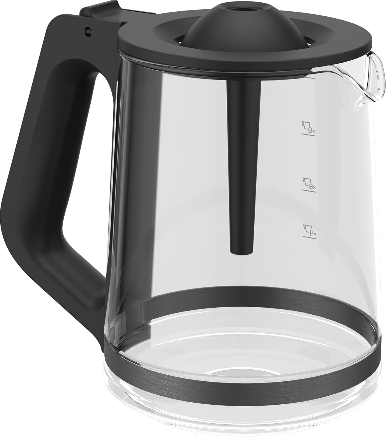 Digitale Espressomaschine mit Filter GRUNDIG KM8440, rot, 1000 W, 1,25 Liter