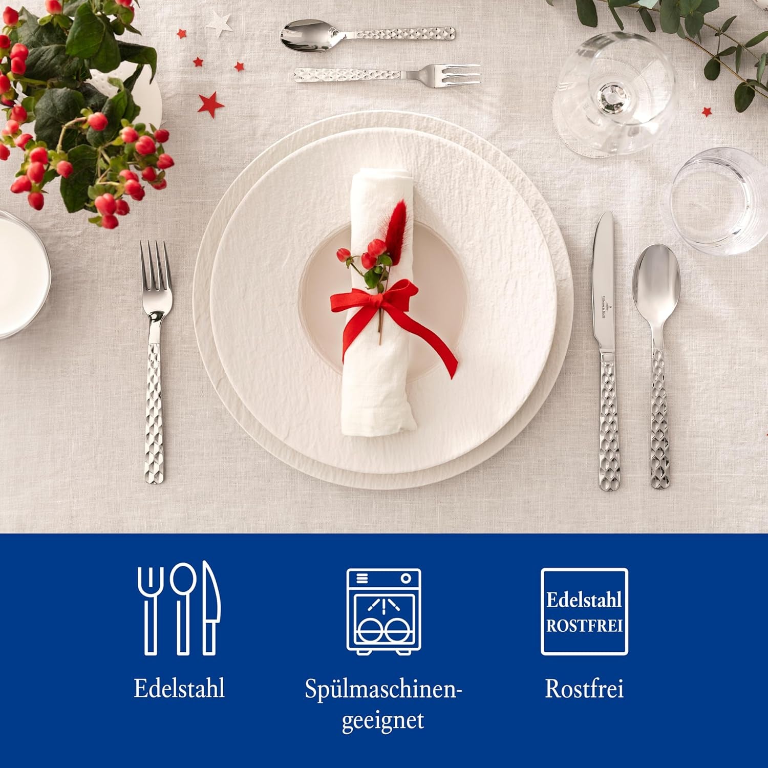 Villeroy & Boch - Boston Besteckset 30-teilig, 6 Personen Kitchen Naty Shop