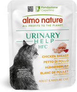 Almo Nature HFC Urinary Help – Nassfutter für Katzen – Unterstützung für die Harnwege – Hühnerbrust & Cranberries – Human Grade, Monoprotein, Glutenfrei – 24x50g