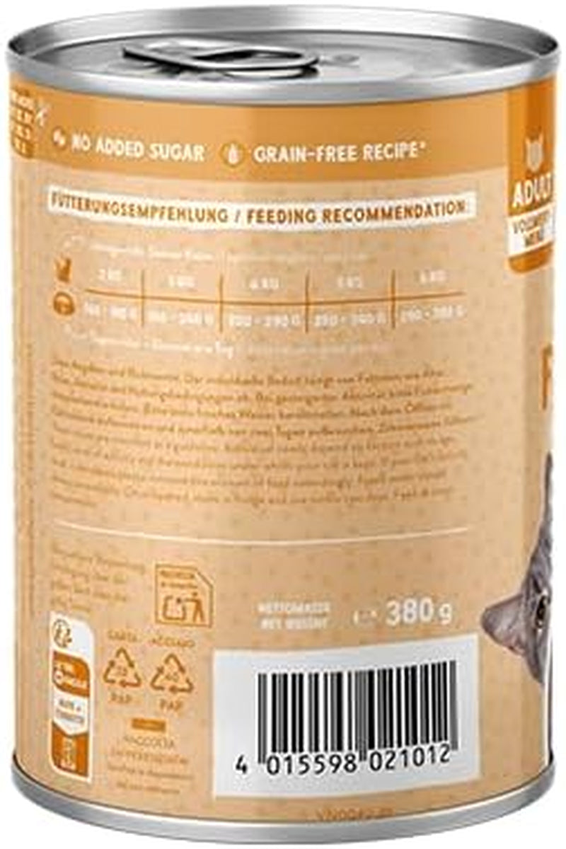 Sanabelle Gourmet Nassfutter im Topf mit Gans und Huhn | 6 x 380g | 2,28 kg