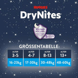 Huggies Drynites Nachtwindeln Bei Bettnässen, Für Mädchen Ab 13 Bis Ca. 17 Jahre (48-60 KG), 33 Stück (3X11), Jumbo-Monatspack, Windelhosen XL Zubehör Essen und Stillen Baby Naty Shop