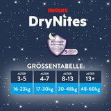Huggies DryNites Windeln gegen Bettnässen bei Nacht für Mädchen im Alter von 13 bis ca. 17 Jahren (48–60 kg), 33 Stück (3 x 11), Jumbo-Monatspackung, XL-Windelhöschen