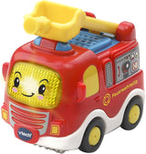 Vtech TUT TUT Baby Flitzer – Polizei – Für 1–5 Jahre & TUT TUT Baby Flitzer – Feuerwehrauto – Spielzeugauto mit Musik, Lichtknopf, Sätzen und interessanten Geräuschen – Für 1–5 Jahre Babyspielzeug Naty Shop