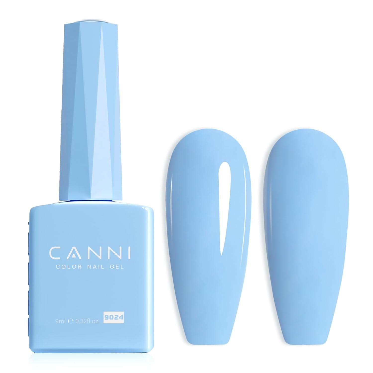 CANNI Gel-Nagellack, semipermanent, dunkelviolett, Nagellack, UV-Gel, Soak Off, Maniküre