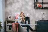 Melitta Look Therm – Espressomaschine mit Filter, Thermokaraffe und abnehmbarem Wassertank, für bis zu 10 Tassen Kaffee, schwarz