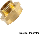 Gardena Brass Reducer Threaded Nippel: Messinganschluss für Gewindereduzierer z. B. für Pumpen, 33,3 mm Außengewinde (G 1 Zoll) / 42 mm Innengewinde (G 1 1/4 Zoll) (7266-20)