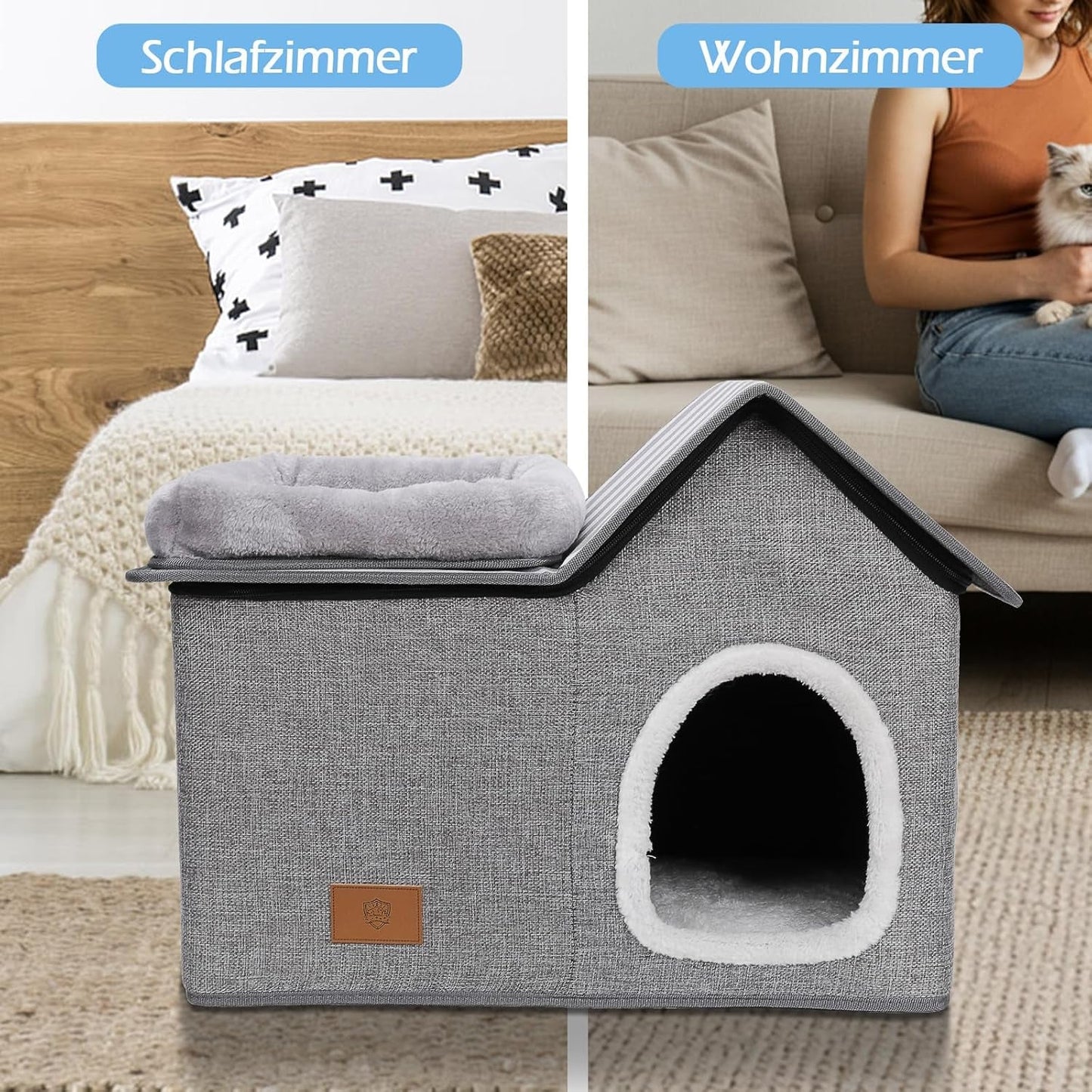 Decken und Möbel, Haustiere, Höhlen und Häuser, Katzen, Betten für Katzen, Katzenbetten, Matratzen