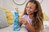 Mattel Disney Die Eiskönigin Elsa-Puppe, Die Eiskönigin-Puppe, gekämmte blonde Haare, Möbel, abnehmbare Schuhe, Disney-Geschenke, 3 Jahre altes Spielzeug, HLW47 Naty Shop-Puppen