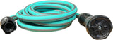 Gartenschlauch ausziehbar bis zu 7,5 Meter, 1/2" (12,5 mm), mit Handbrause und 8 Funktionen, Idroeasy