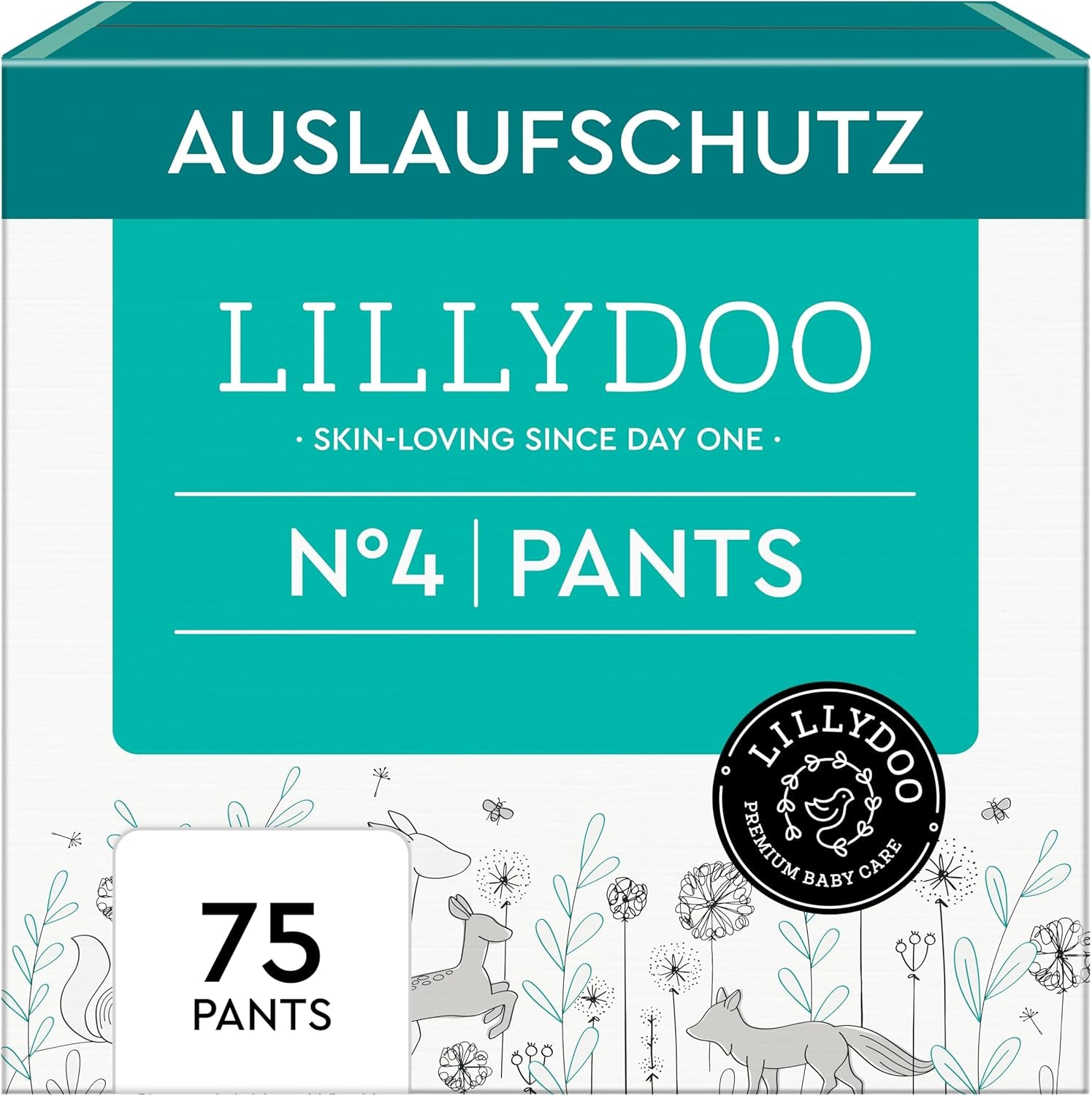 LILLYDOO hautfreundliche Hosen, Größe 5 (12–17 kg), Monatsbox (105 Stück)