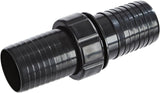 Schlauchverbinder Oase 2", schwarz - aus PVC-Material, zum Verbinden von Schläuchen mit 2", Durchmesser 50 cm
