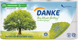 Toilettenpapier Danke 56 Stück, Rollen 7X8, 3 Lagen