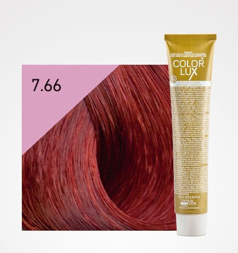 Goldene Farbe 1,10 Blauschwarz 100 ml Naty Shop Haarfärbemittel 7,66 Blond, Rot, intensiv 100 G (1 Packung)