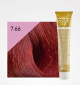 Goldene Farbe 1,10 Blauschwarz 100 ml Naty Shop Haarfärbemittel 7,66 Blond, Rot, intensiv 100 G (1 Packung)